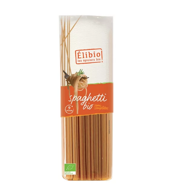 BIO-Spaghetti Halbvollkorn - 500g - Élibio
