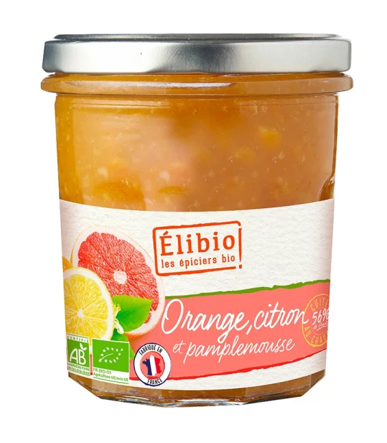 BIO-Zubereitung Orange, Zitronen & Grapefruit - 320g - Élibio