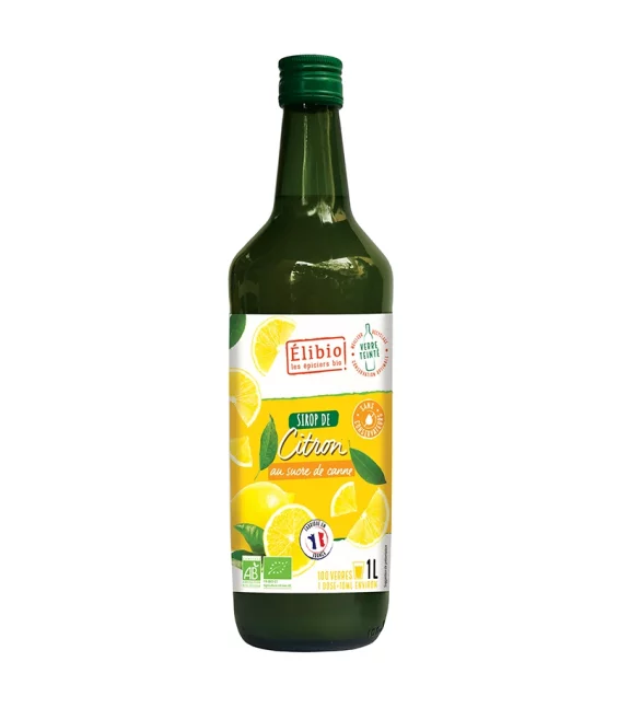 Sirop de citron BIO - 1l - Élibio