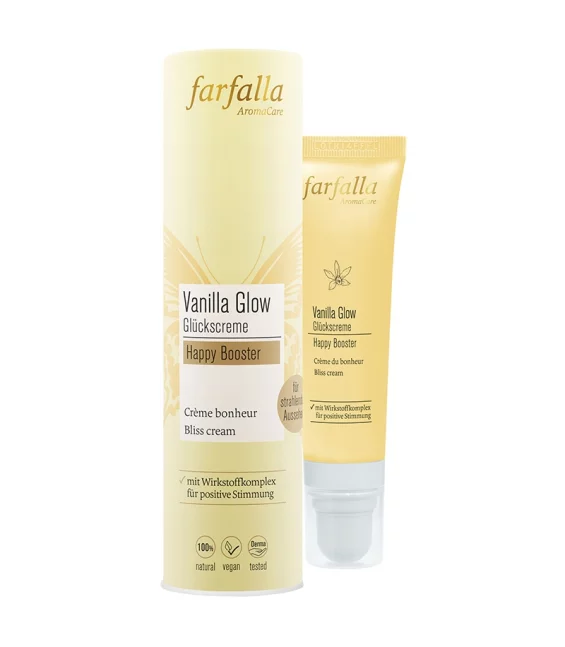 Crème bonheur BIO vanille - 30ml - Farfalla