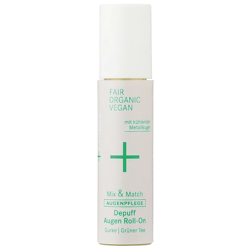 Natürlicher Depuff Augen Roll-On Gurke & Grüner Tee - 10ml - i+m