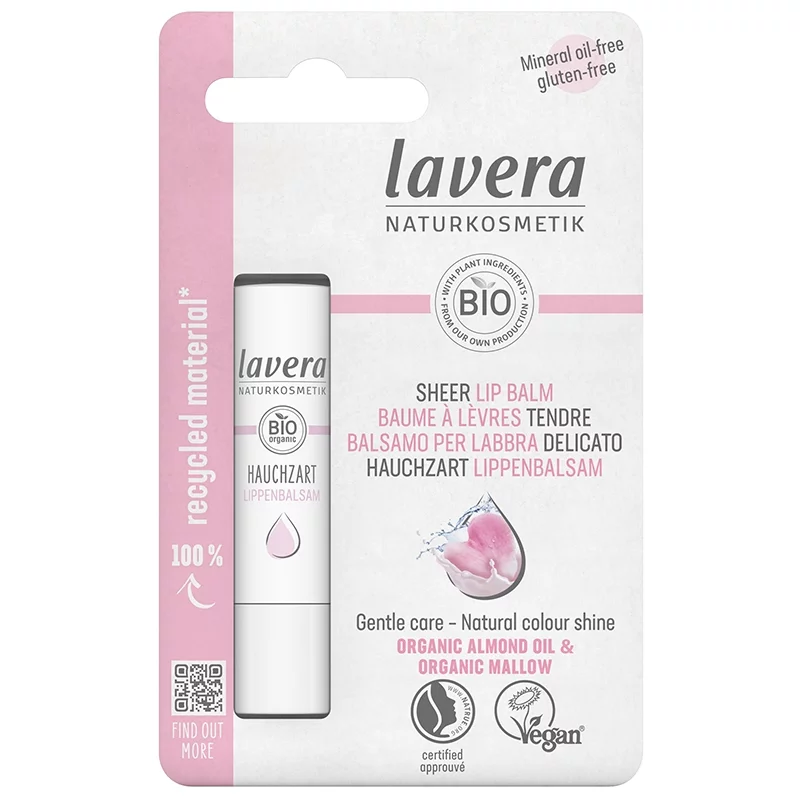 BIO-Lippenbalsam Hauchzart Mandel & Malve - 4,5g - Lavera