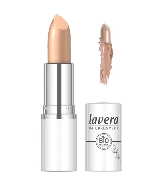 BIO-Lippenstift Cream Glow N°04 Peachy Nude - 4,5g - Lavera