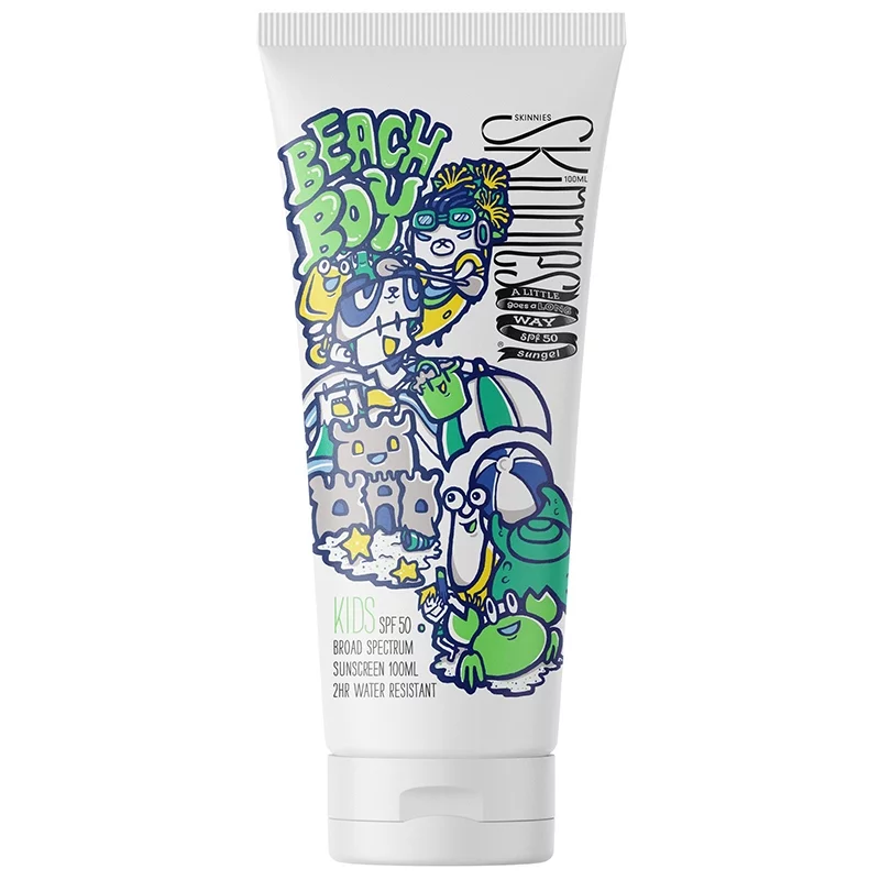 Gel solaire enfants Beach Boy naturel IP 50 - 100ml - Skinnies