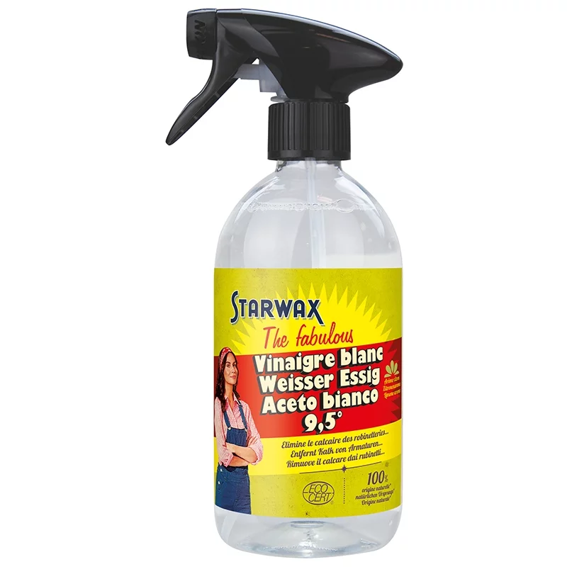 Weisser Essig 9,5° Zitronenduft - 500ml - Starwax The fabulous