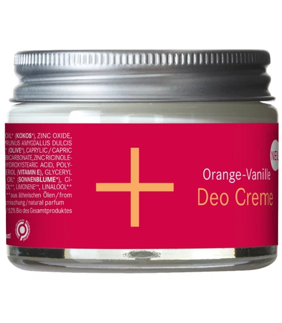 Déodorant crème BIO orange & vanille - 30ml - i+m