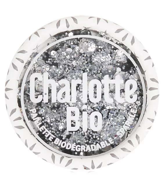 Paillettes argent Holo - 4g - Charlotte Bio