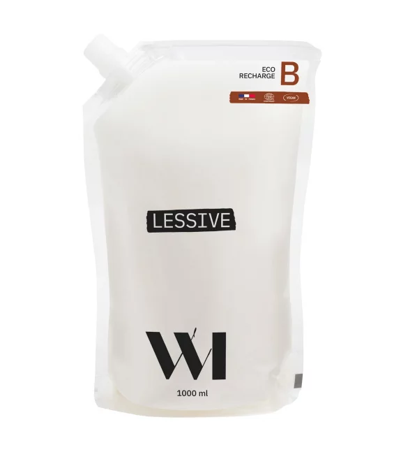 Recharge Lessive liquide ECO fleurs blanches - 1l - What Matters