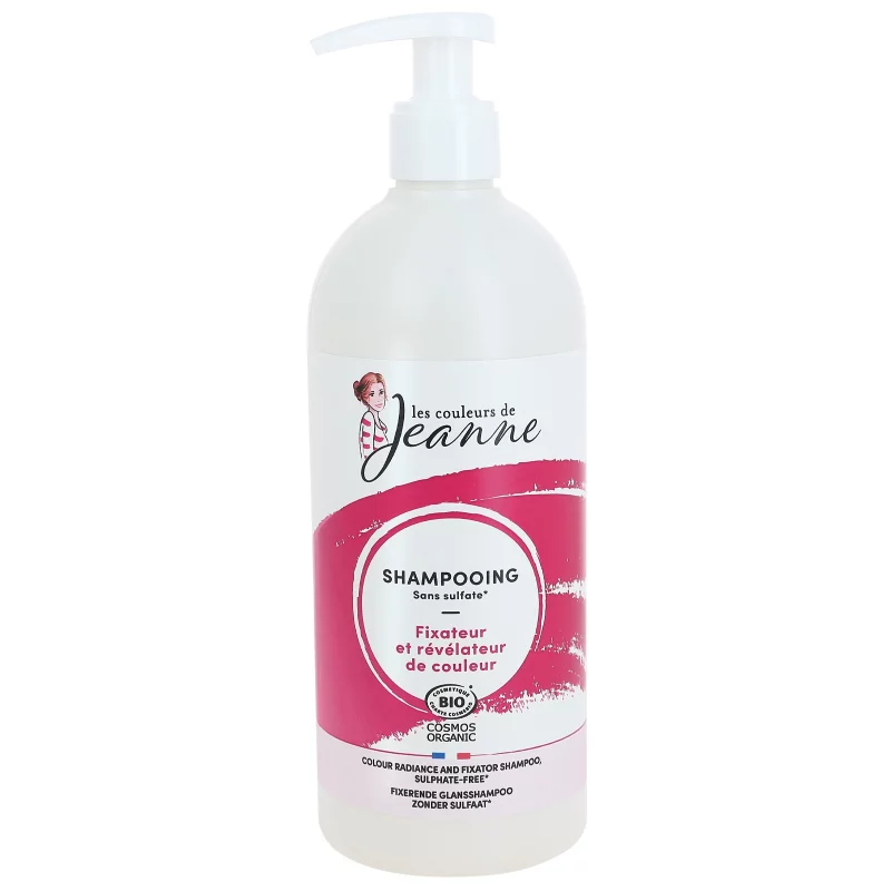 Shampooing fixateur & révélateur éclat BIO - 490ml - Les couleurs de Jeanne