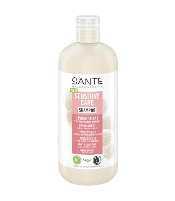 Shampoing cuir chevelu sensible BIO probiotiques - 500ml - Sante