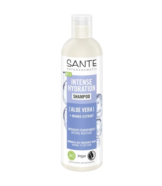 Shampoing hydratation intense BIO aloe vera & mangue - 250ml - Sante