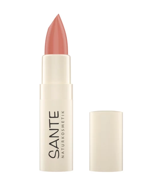 Lippenstift BIO glänzend N°02 Coral Glaze - 4,5g - Sante