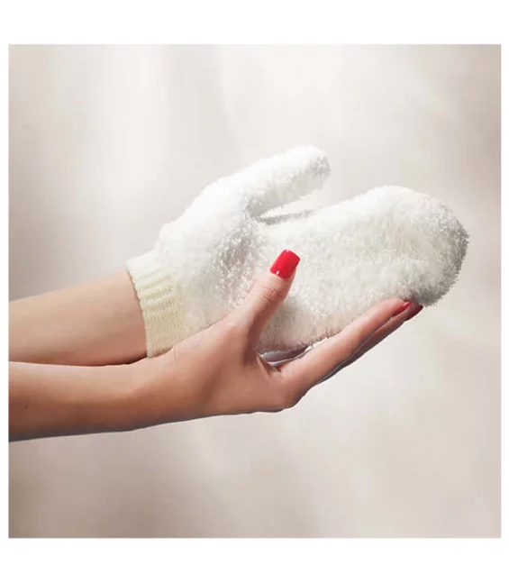 FluffyMoufle extrem sanfter Handschuh zum Abschminken & Reinigen - Babette
