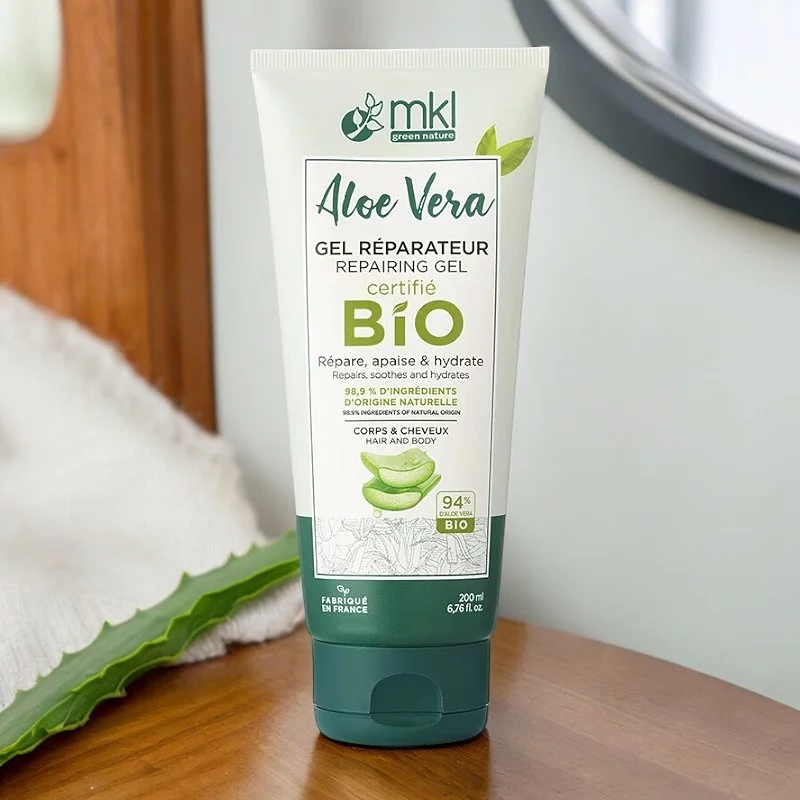 Gel réparateur BIO aloe vera - 200ml - MKL Green Nature