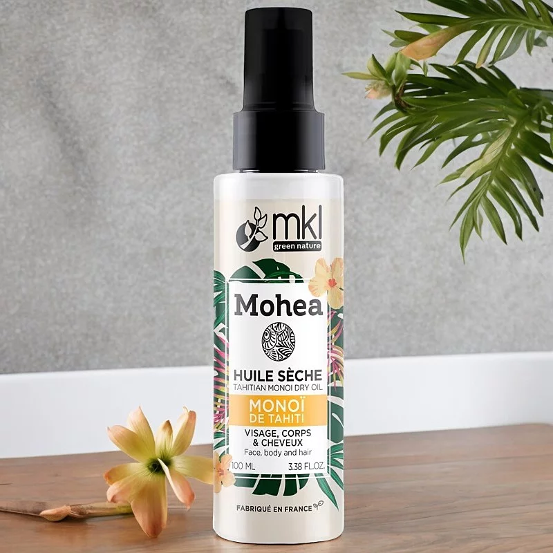 Huile sèche naturel monoï de Tahiti - 100ml - MKL Green Nature