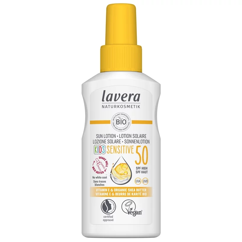 Sonnenlotion Sensitive Kinder BIO LSF 50 - 100ml - Lavera