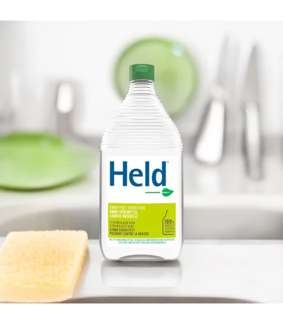 Liquide vaisselle écologique citron & aloe vera - 950ml - Held