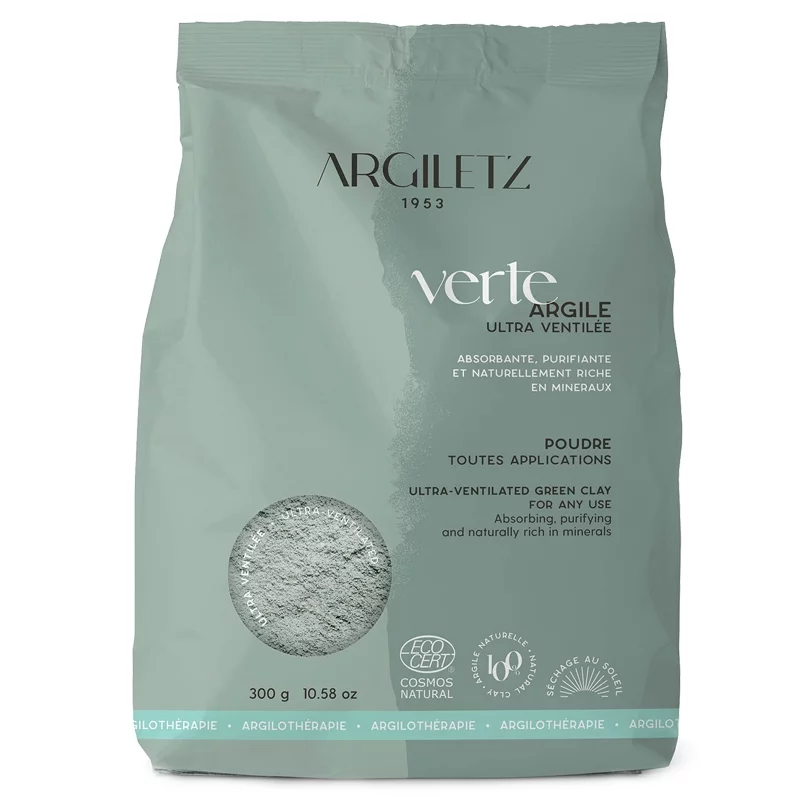 Argile verte ultra-ventilée - 300g - Argiletz