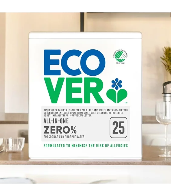 Ökologische Spülmaschinen-Tabs ohne Duft - 500g - Ecover