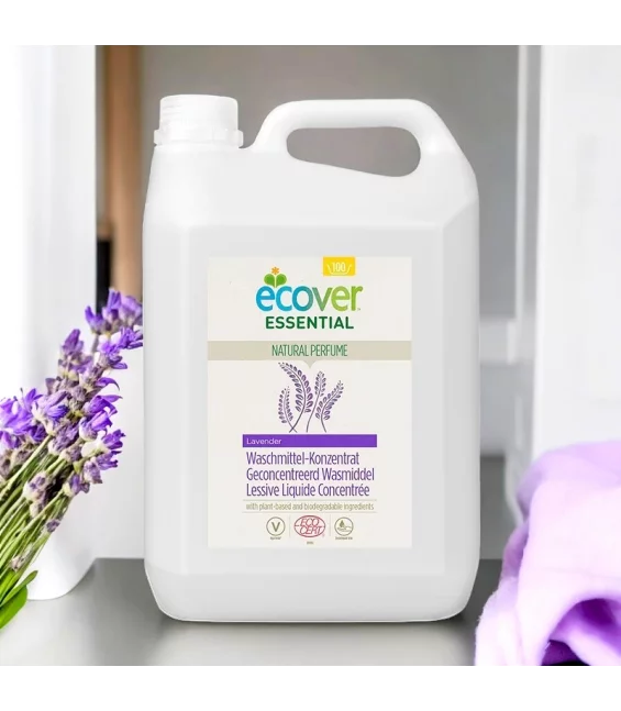 Lessive liquide concentrée lavande écologique - 5l - Ecover