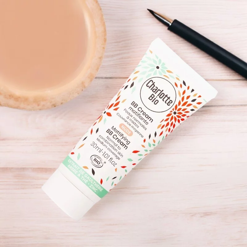 Mattierende BB Cream nude BIO - 30ml - Charlotte Bio