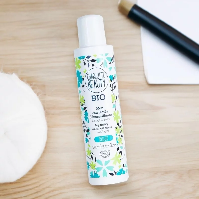 Mon eau lactée démaquillante sauge BIO - 150ml - Charlotte Bio