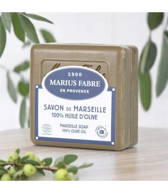 Savon de Marseille 100% huile d'olive - 150g - Marius Fabre