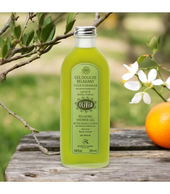 Entspannendes Duschgel BIO Olivenöl & Orangenblüten - 230ml - Marius Fabre