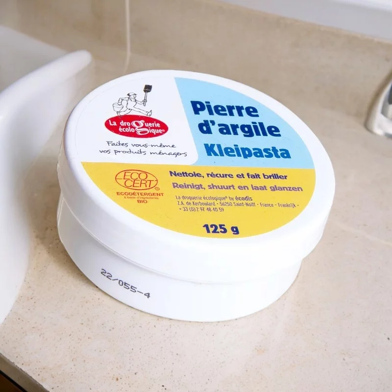 Tonerde-Paste ohne Schwamm - 125g - La droguerie écologique