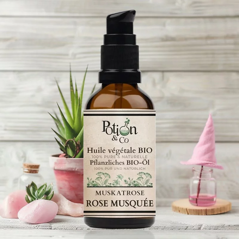 Pflanzliches Muskatrosenöl BIO - 50ml - Potion & Co