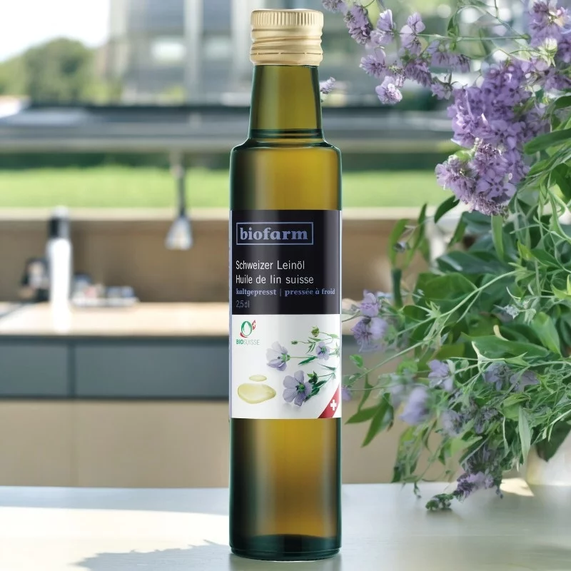 BIO-Leinöl Schweiz - 250ml - Biofarm