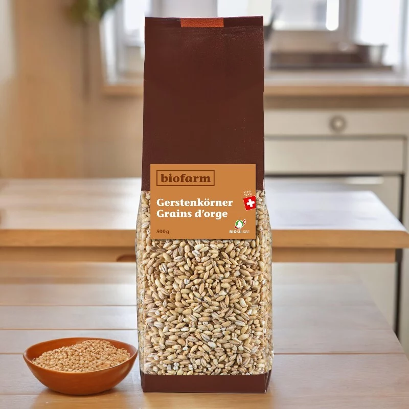 BIO-Gerstenkörner Schweiz - 500g - Biofarm