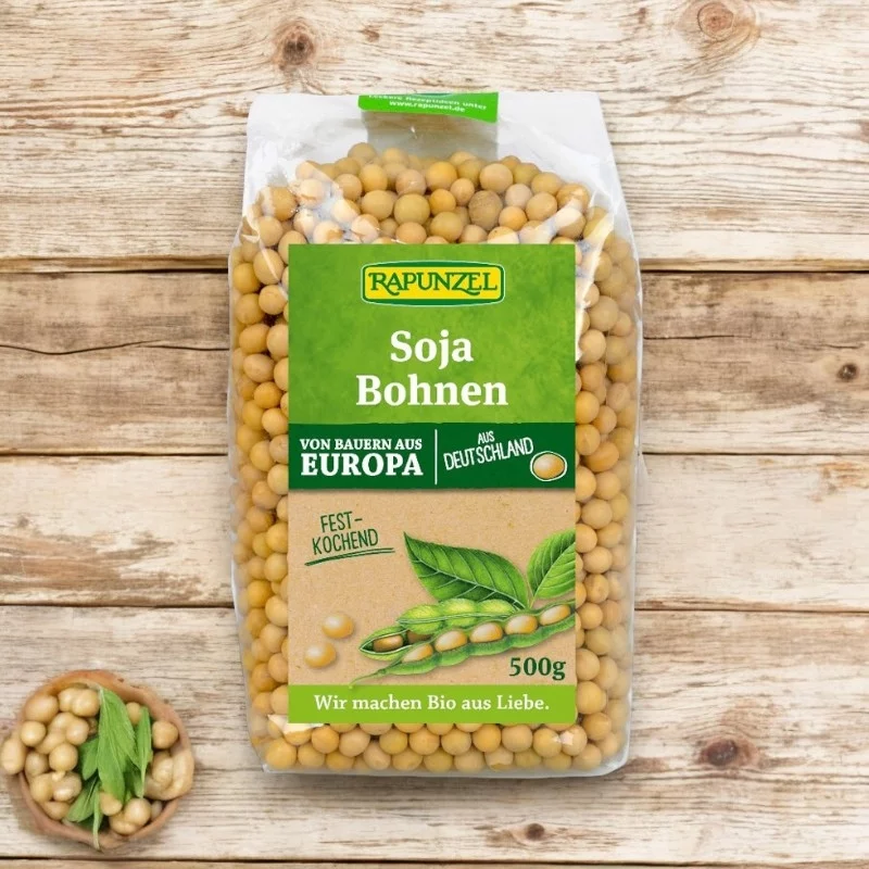 Soja-Bohnen BIO - 500g - Rapunzel
