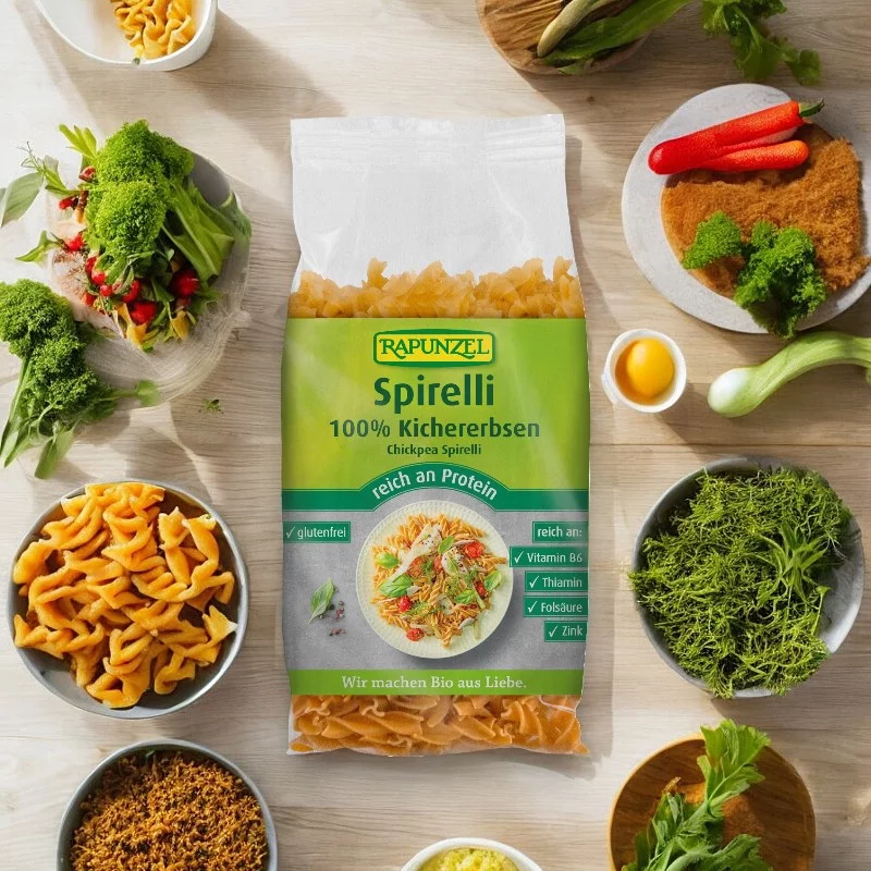 Kichererbsen Spirelli BIO - 300g - Rapunzel