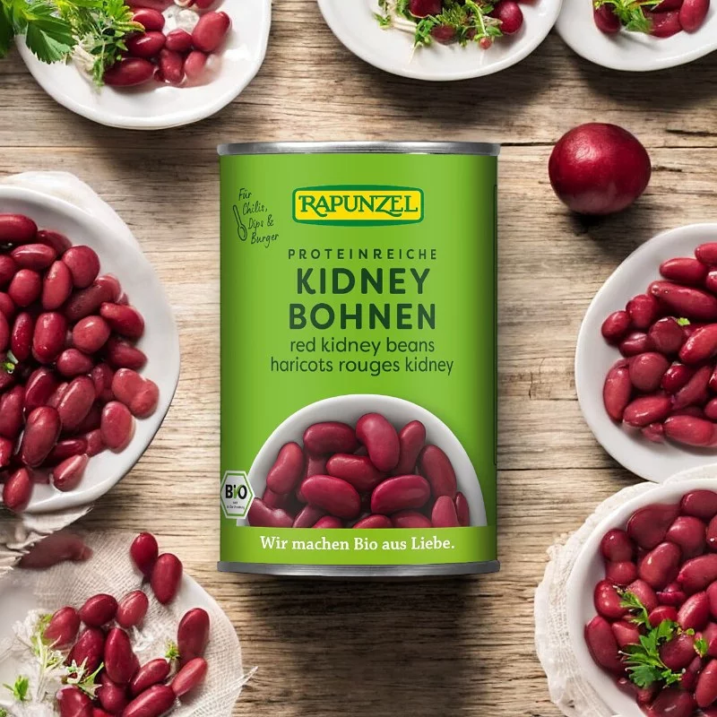 Rote Kidney-Bohnen in der Dose BIO - 400g - Rapunzel
