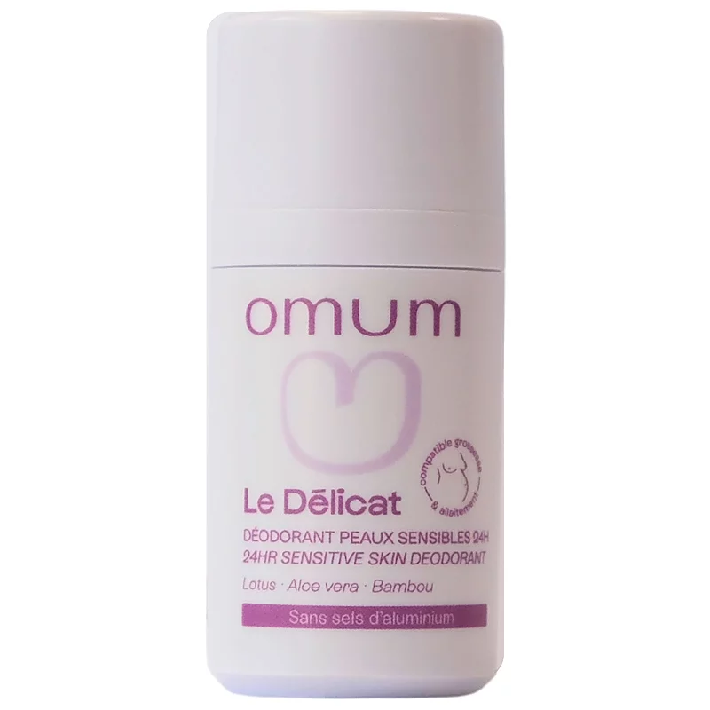 BIO-Deo-Roller für empfindliche Haut 24H Hamamelis & Lotus - 50ml - Omum