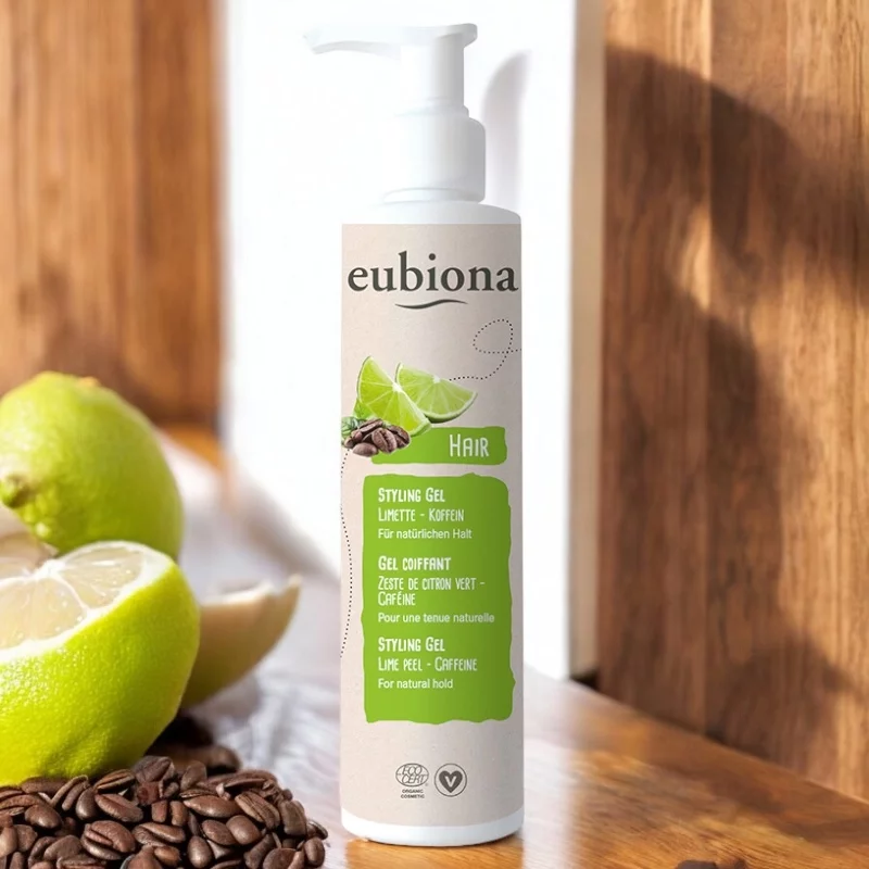 BIO-Styling Gel Limette & Koffein - 200ml - Eubiona