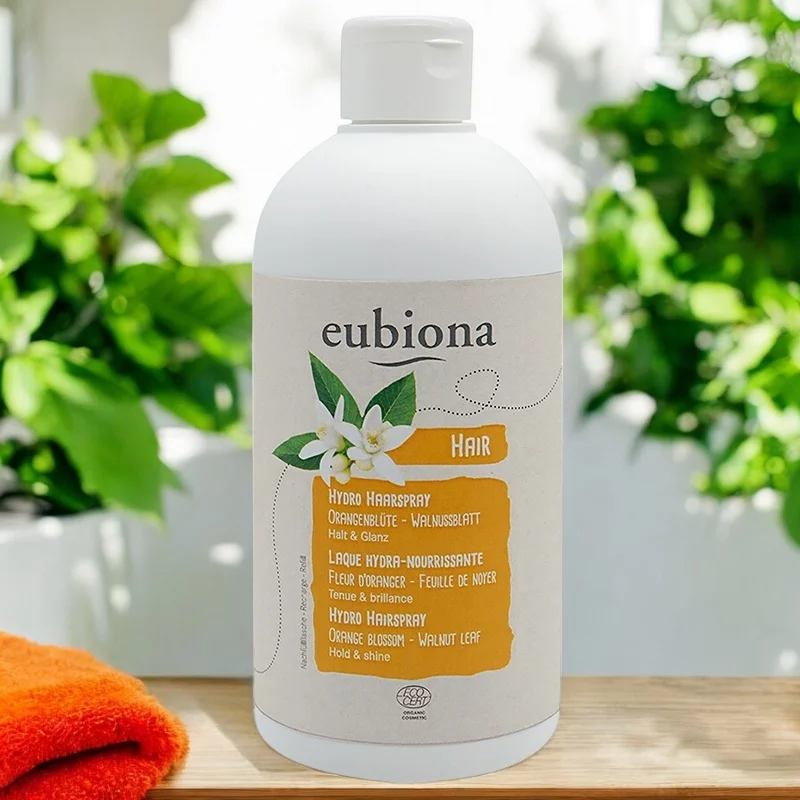 BIO-Hydro-Haarspray Orangenblüte & Walnussblatt - 500ml - Eubiona