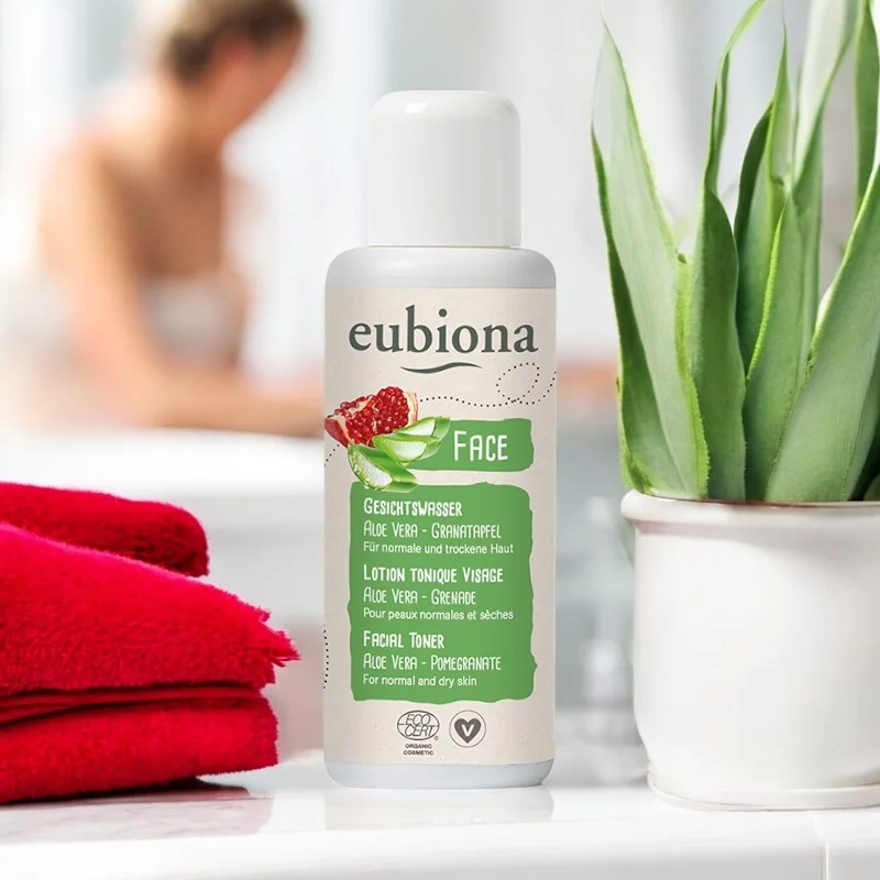 Lotion tonique BIO aloe vera & grenade - 100ml - Eubiona
