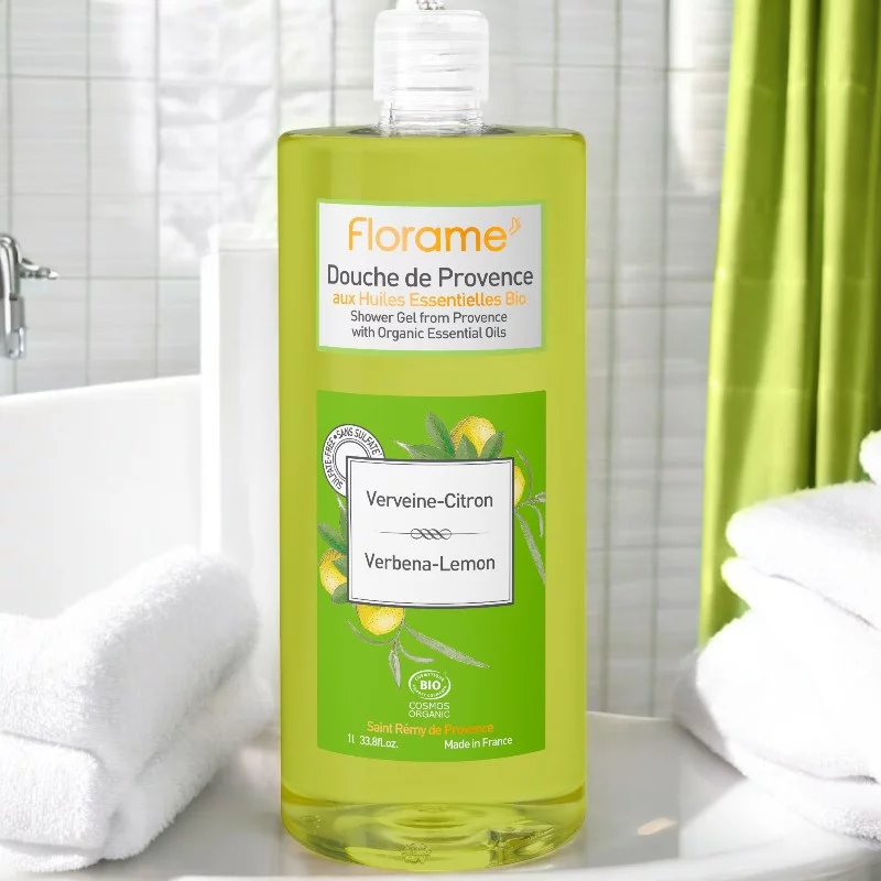 Duschgel Verbene & Zitrone BIO - 1l - Florame