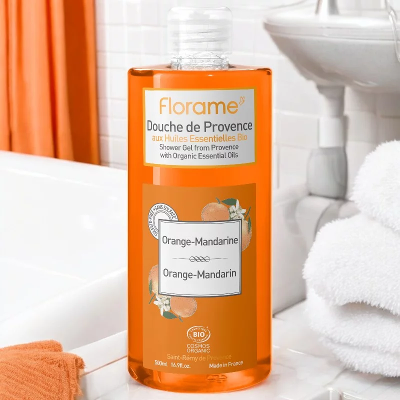 Duschgel Orange & Mandarine BIO - 500ml - Florame