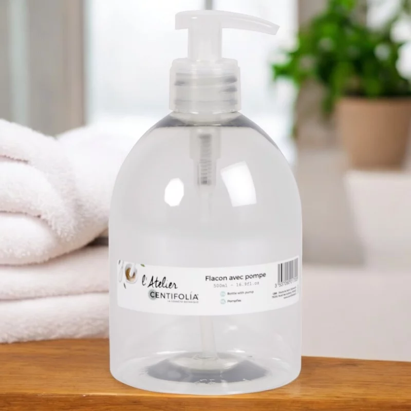 Plastikflasche 500ml mit Pumpe - Centifolia