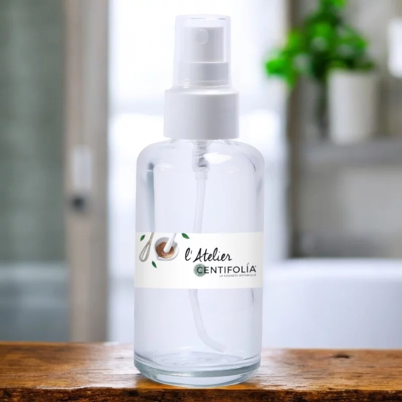 Glasflakon 100ml mit Sprühkopf - Centifolia