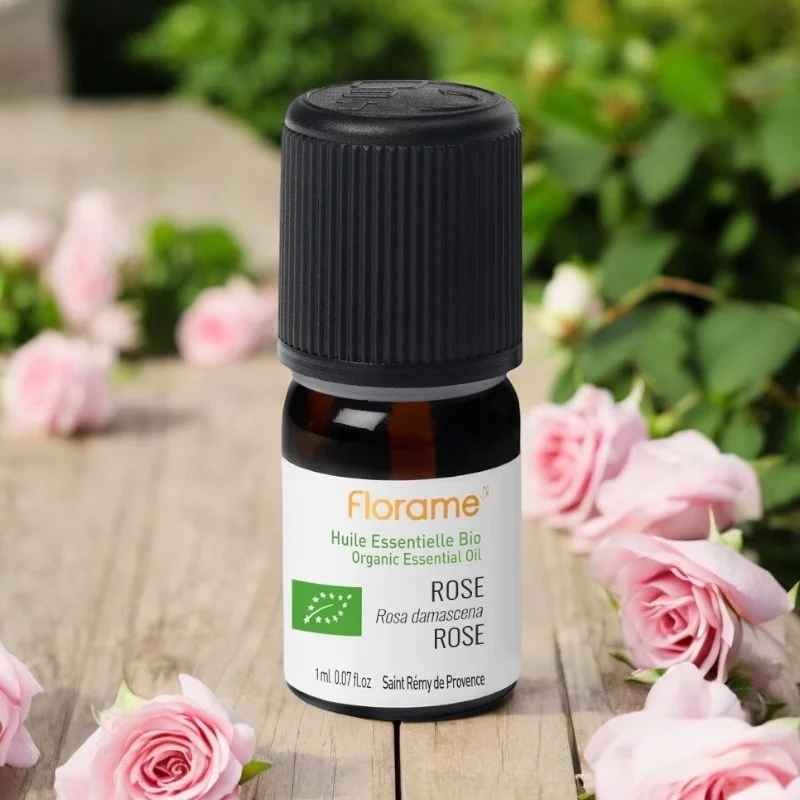 Ätherisches Öl Damasrose BIO - 1ml - Florame
