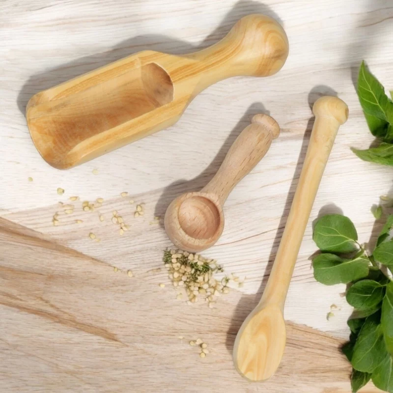 Set mit 3 Holzlöffeln - Anaé