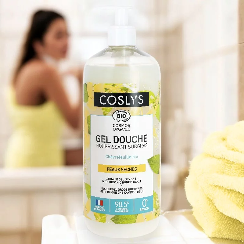 Duschgel nährend & rückfettend Chèvrefeuille bio - 1l - Coslys