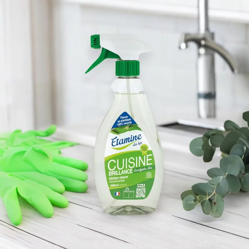 Nettoyant brillance cuisine écologique eucalyptus - 500ml - Etamine du Lys