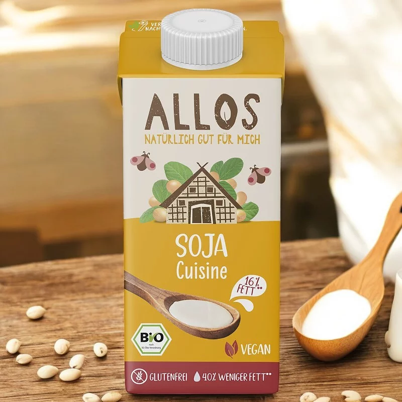 Sojasahne Küche BIO - 200ml - Allos