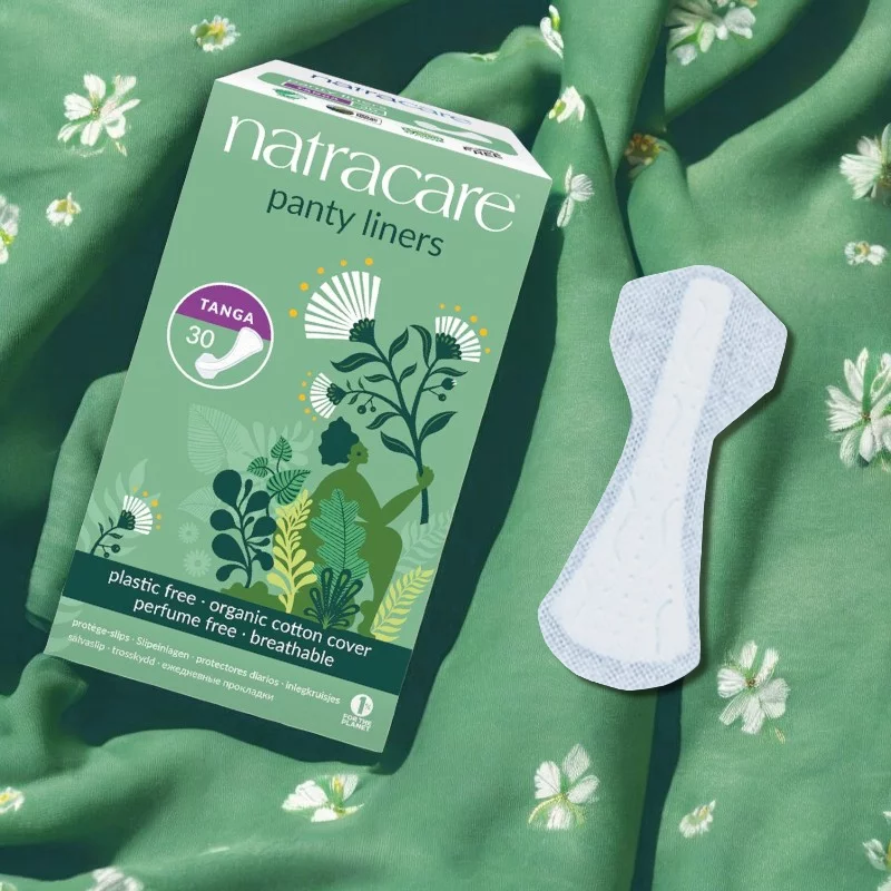 Tanga BIO-Slipeinlagen mit Flügeln - 30 Stück - Natracare