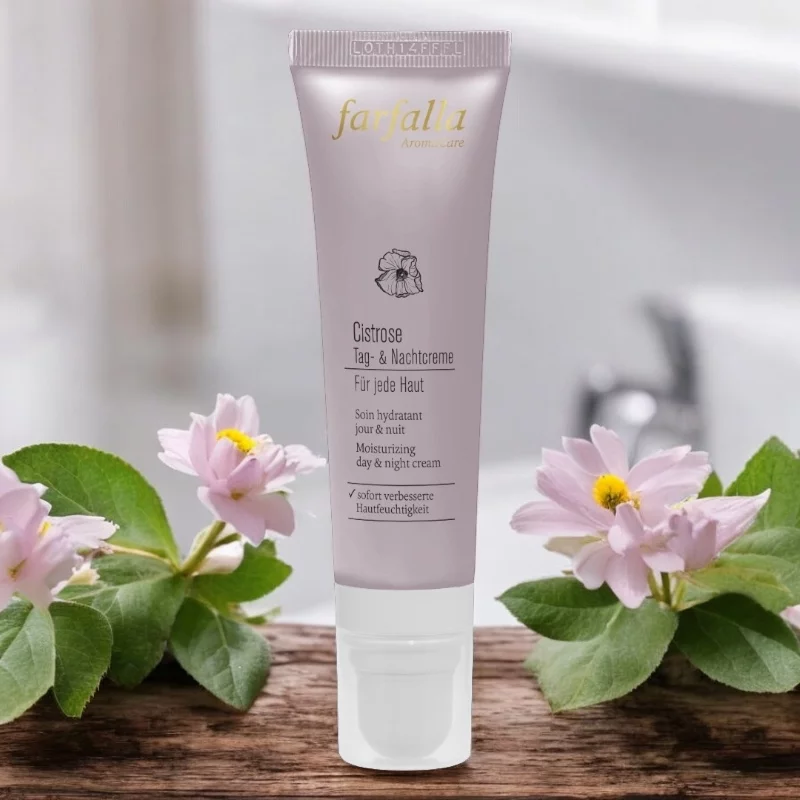 Soin hydratant jour & nuit BIO ciste - 30ml - Farfalla